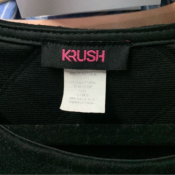 Selfie Queen Quilted Boxy Hi-Lo Top by KRUSH made in USA - Picture 4 of 4